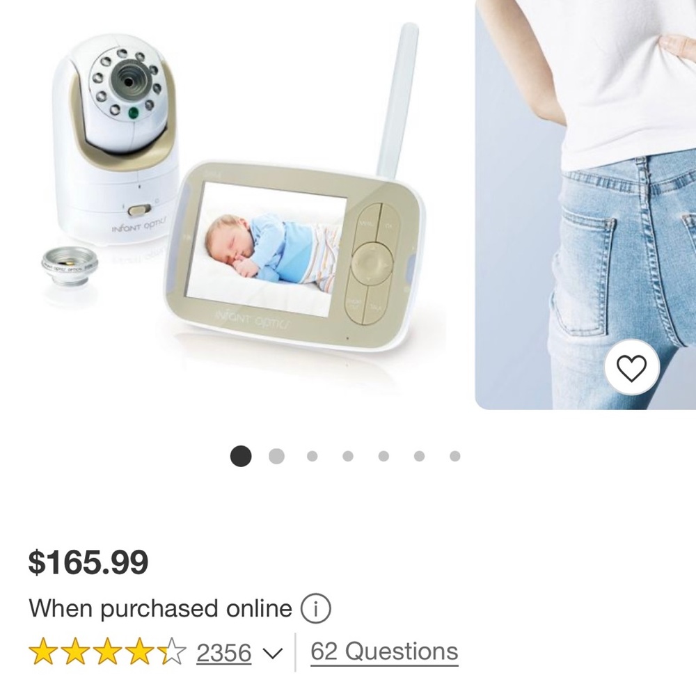 Infant optics baby monitor